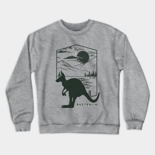 Australia Kangaroo Crewneck Sweatshirt